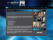Tablet Screenshot of pro-activepeople.com